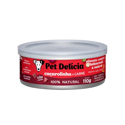 Caçarolinha de carne- Pet Delícia