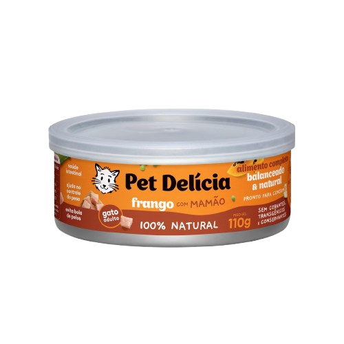 Frango com mamão -Pet Delícia