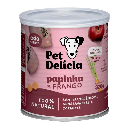 Papinha de frango- Pet Delícia