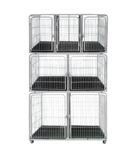 Canil de metal 7 lugares