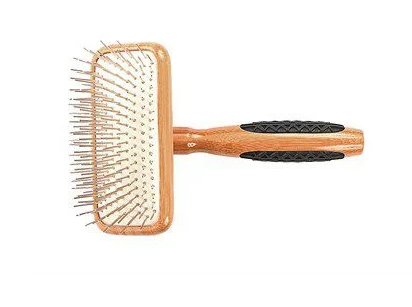 Escova de bambu com pinos (Formato rasqueadeira)- Bass